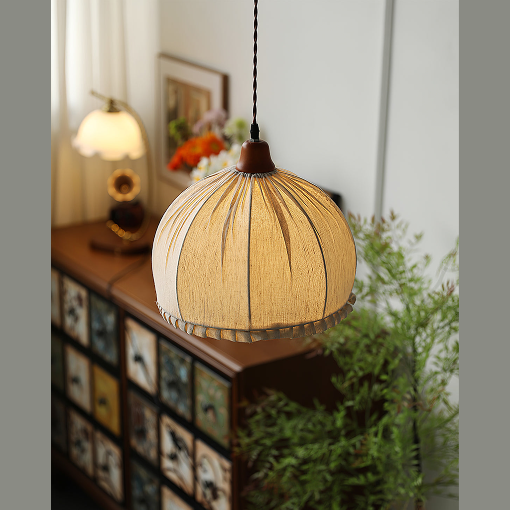 Elkan Pumpkin Pendant Light
