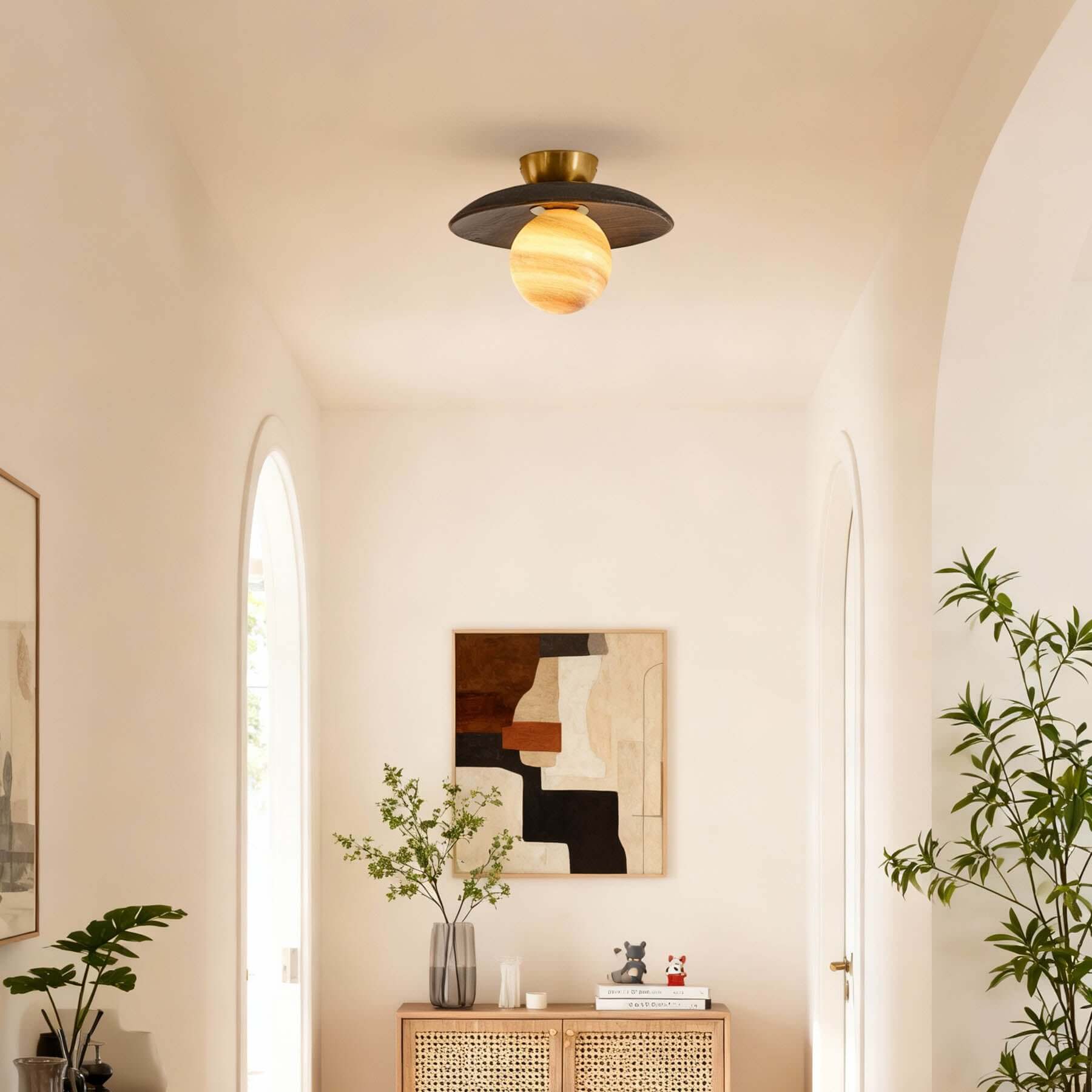 Rivey Round Ceiling Light