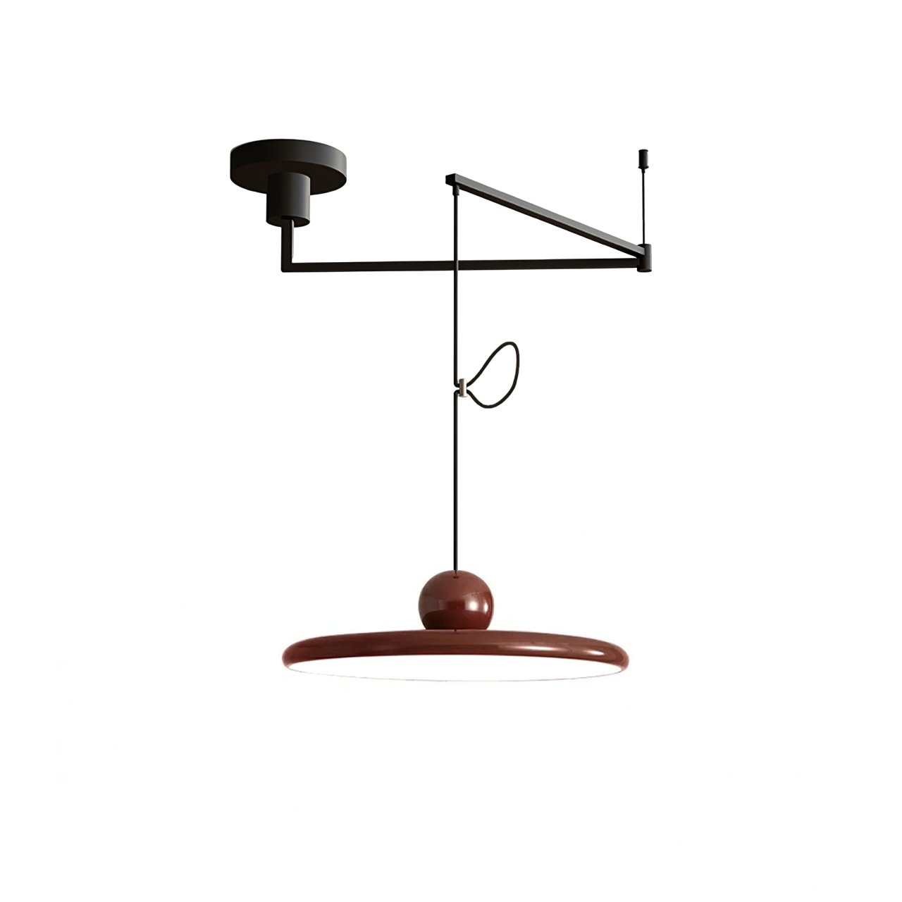 Rovele Swing Arm Pendant Light