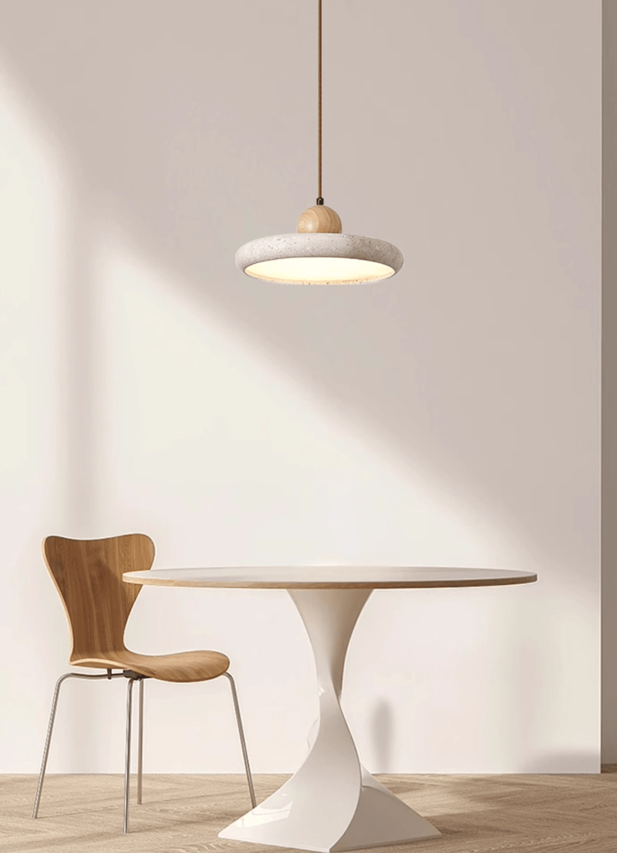 Lola Travertine Pendant Light – detail 11