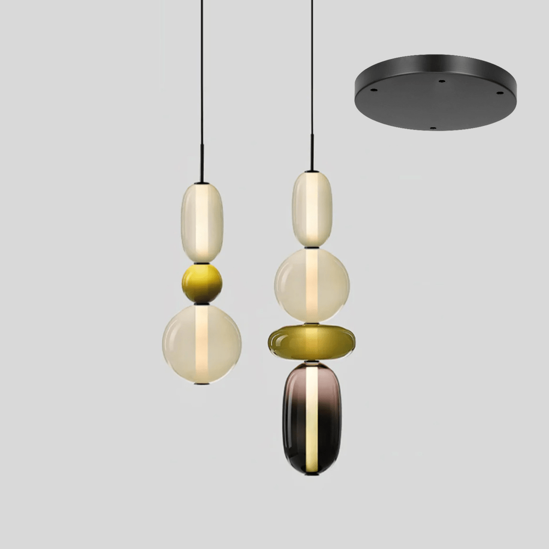 Candied Glass Combo Pendant Light - Vakkerlight