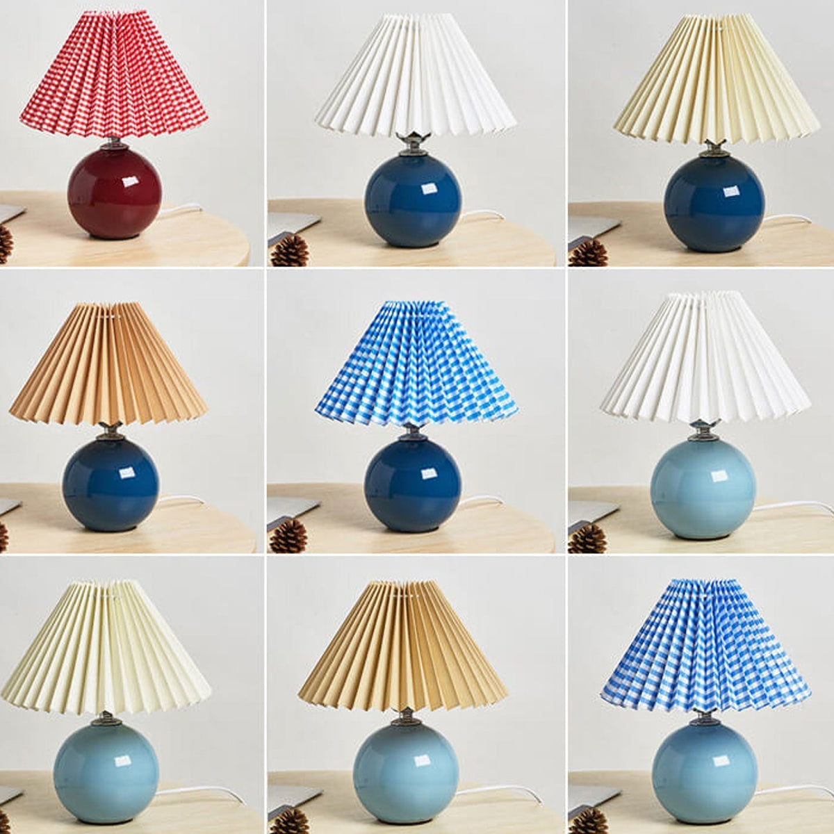 Alina Pleated Table Lamp