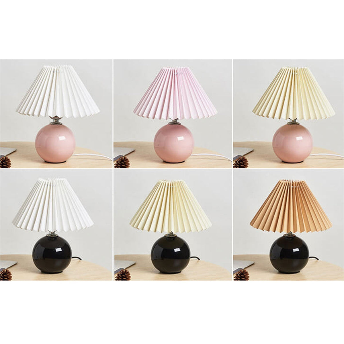 Alina Pleated Table Lamp