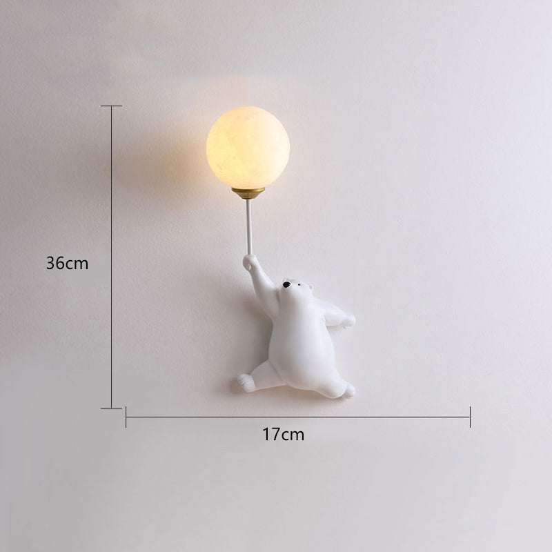 Belne Bear Balloon Wall Light