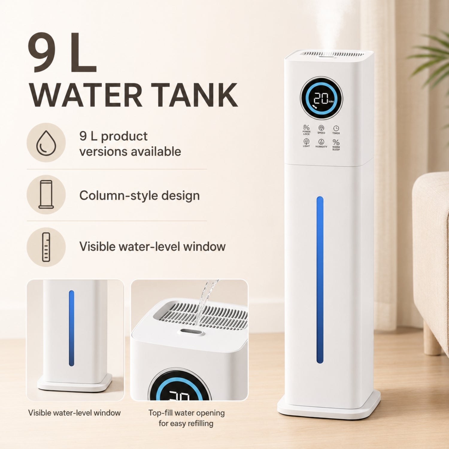 AROA - Column Humidifier