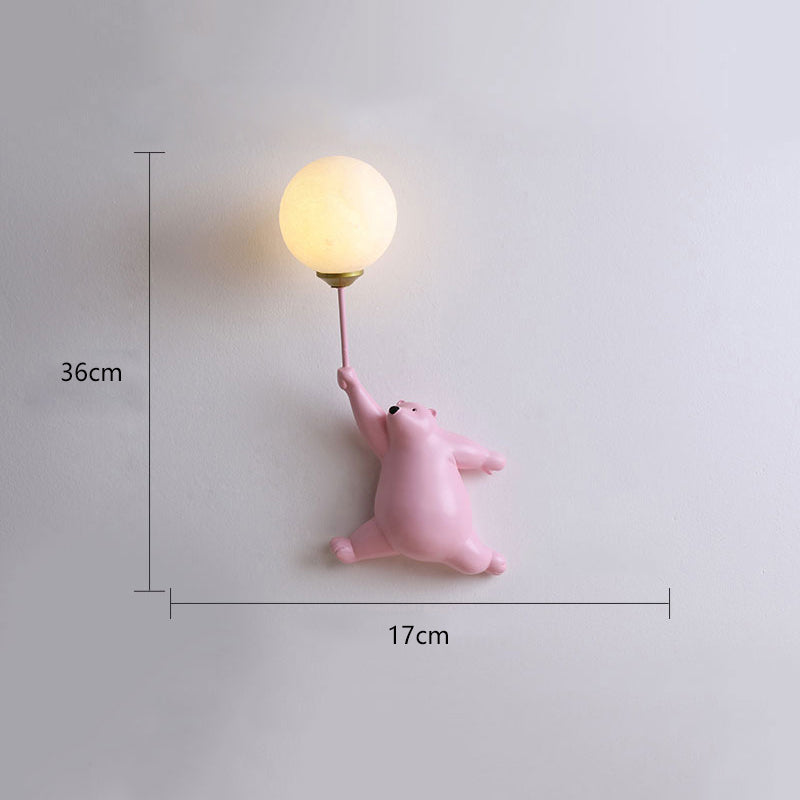 Belne Bear Balloon Wall Light