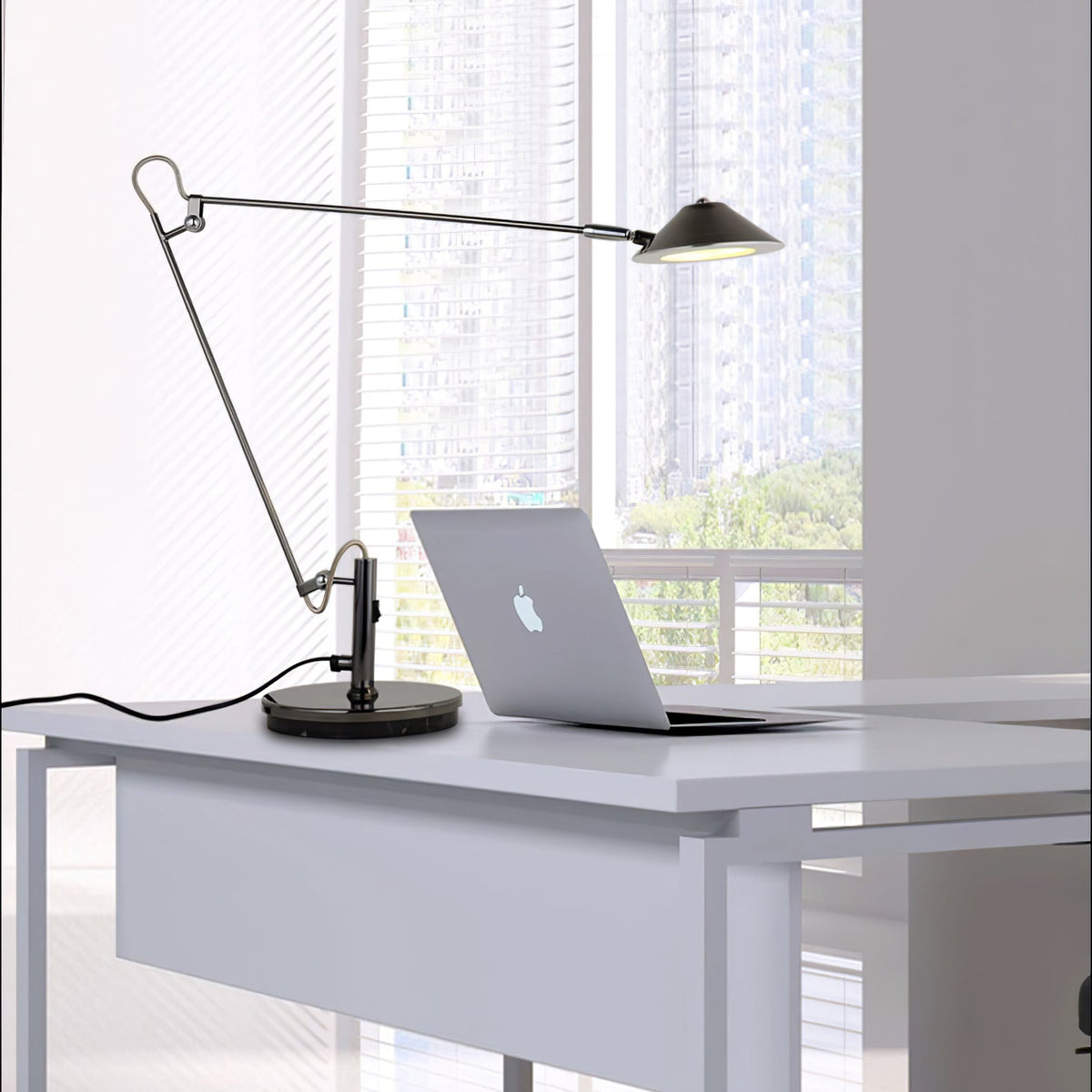 Adjustable Black Office Task Lamp – detail 23