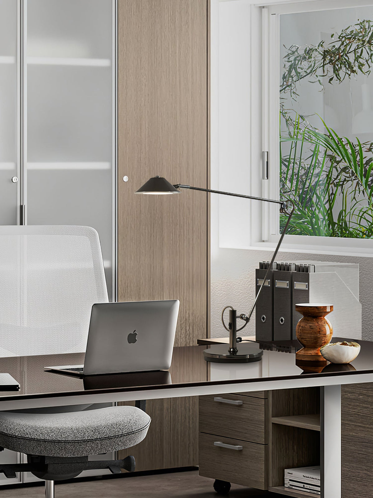 Adjustable Black Office Task Lamp – detail 9