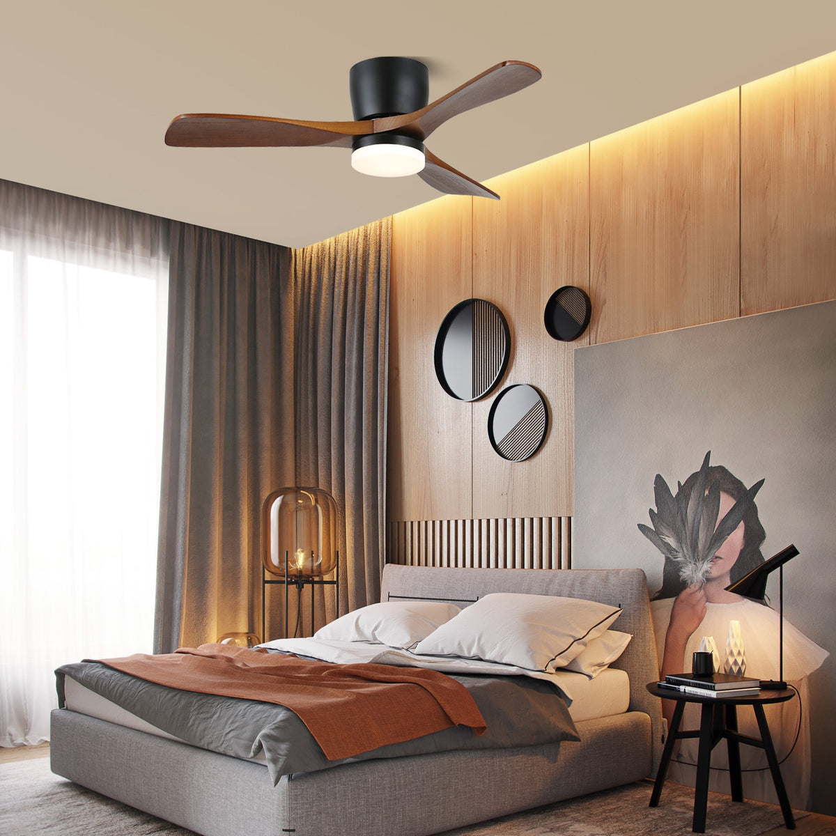 Aerodynamics 42"/52" Ceiling Fan Light – detail 8