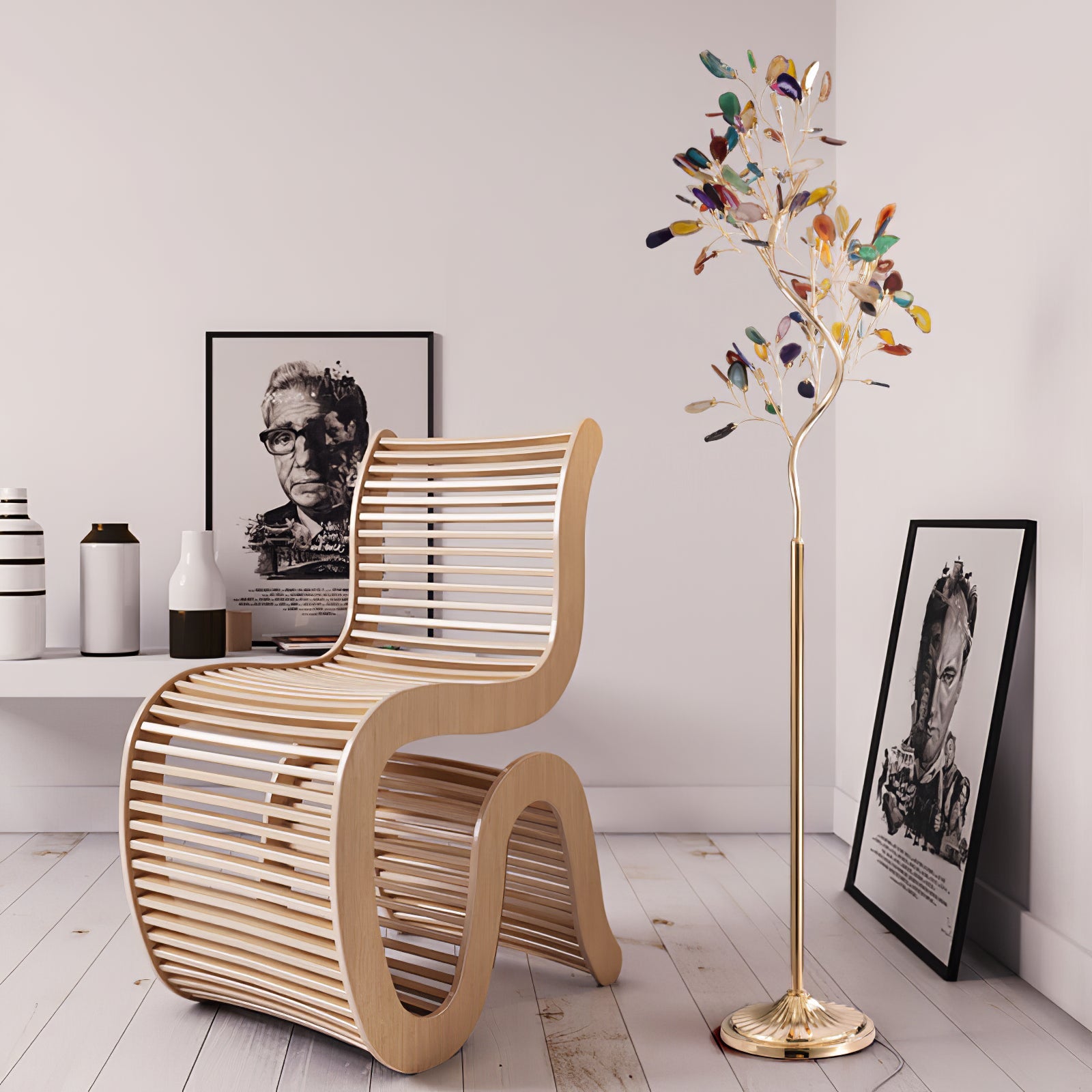 Solavey Sculptural Floor Lamp