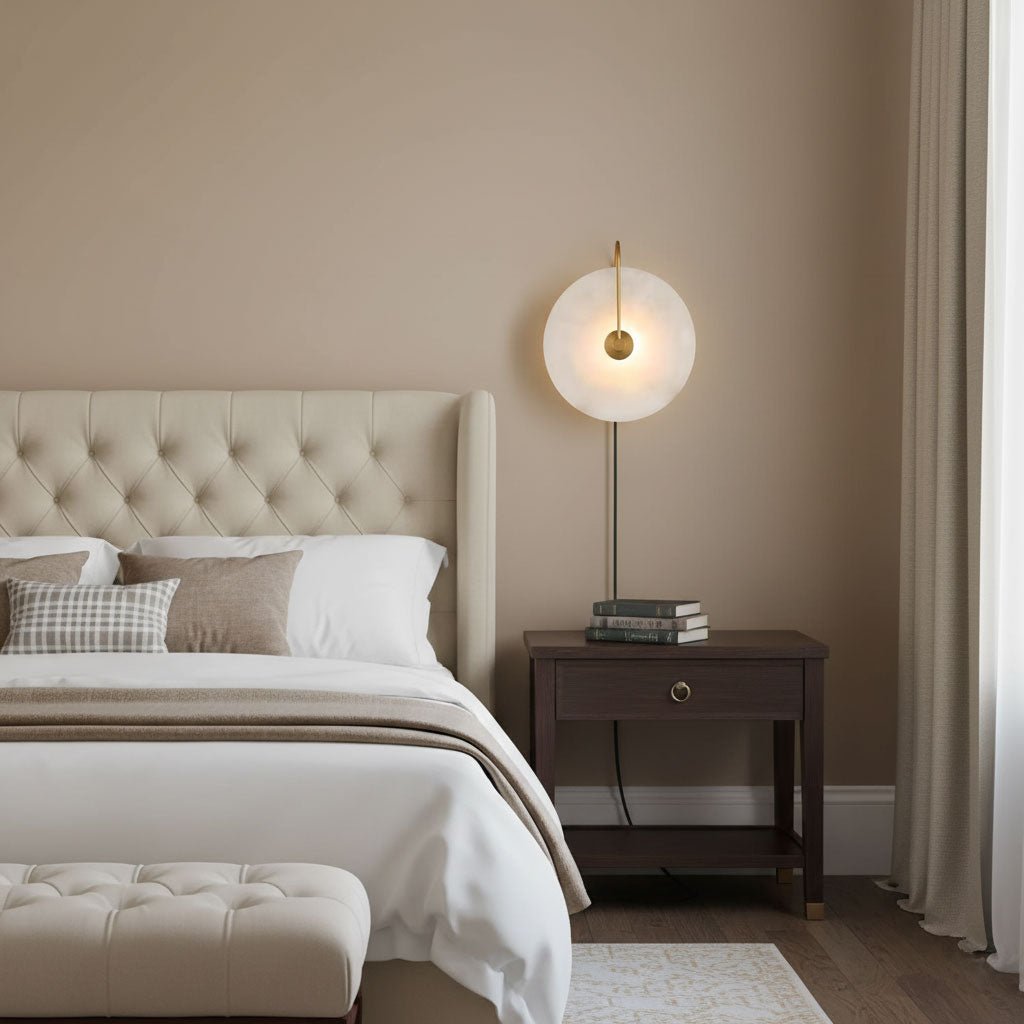 Alabaster LED Plug-In Wall Lamp – detail 5