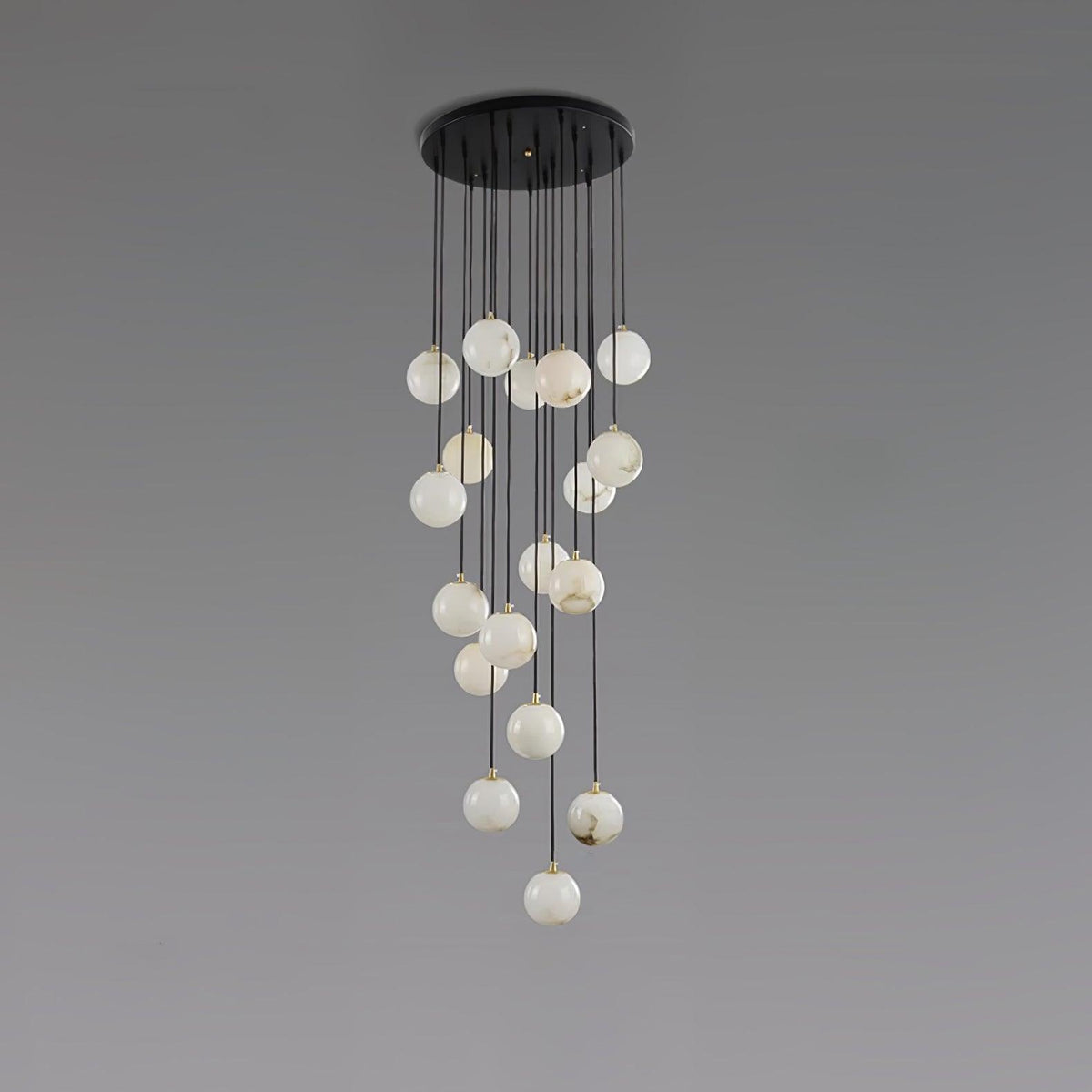 Alabaster Balls Cluster Chandelier – detail 33