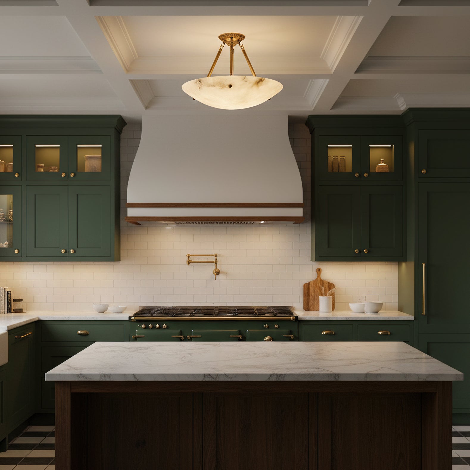Okedan Bowl Ceiling Light