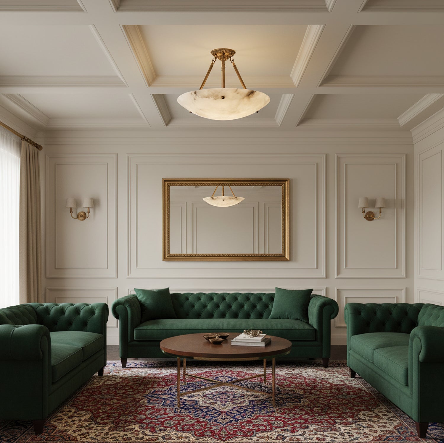 Okedan Bowl Ceiling Light