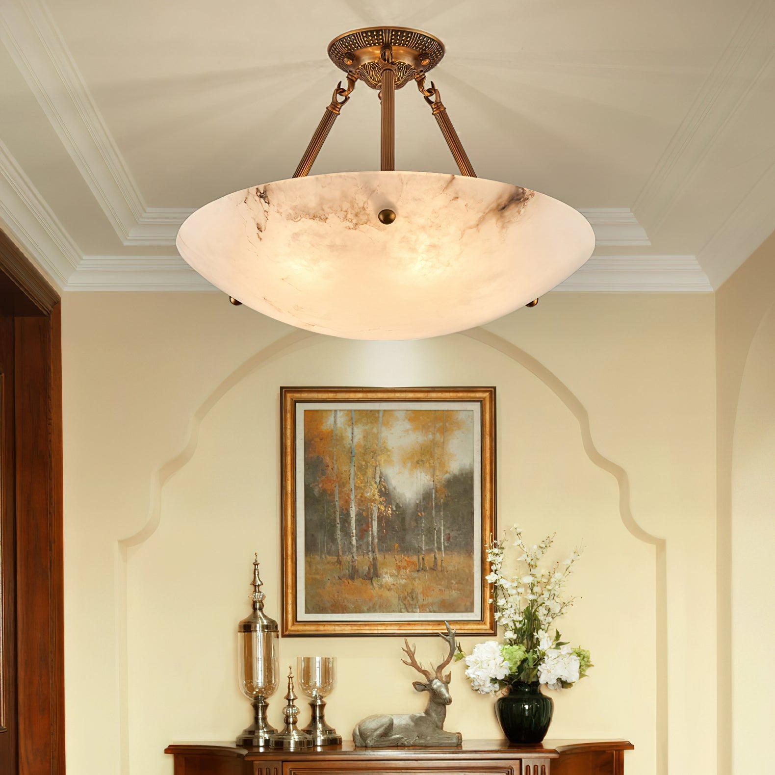 Okedan Bowl Ceiling Light