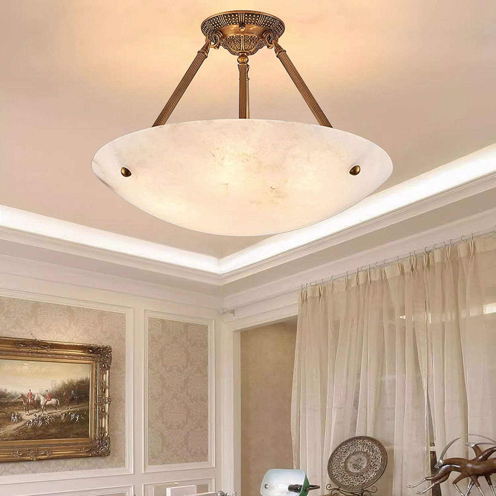 Okedan Bowl Ceiling Light