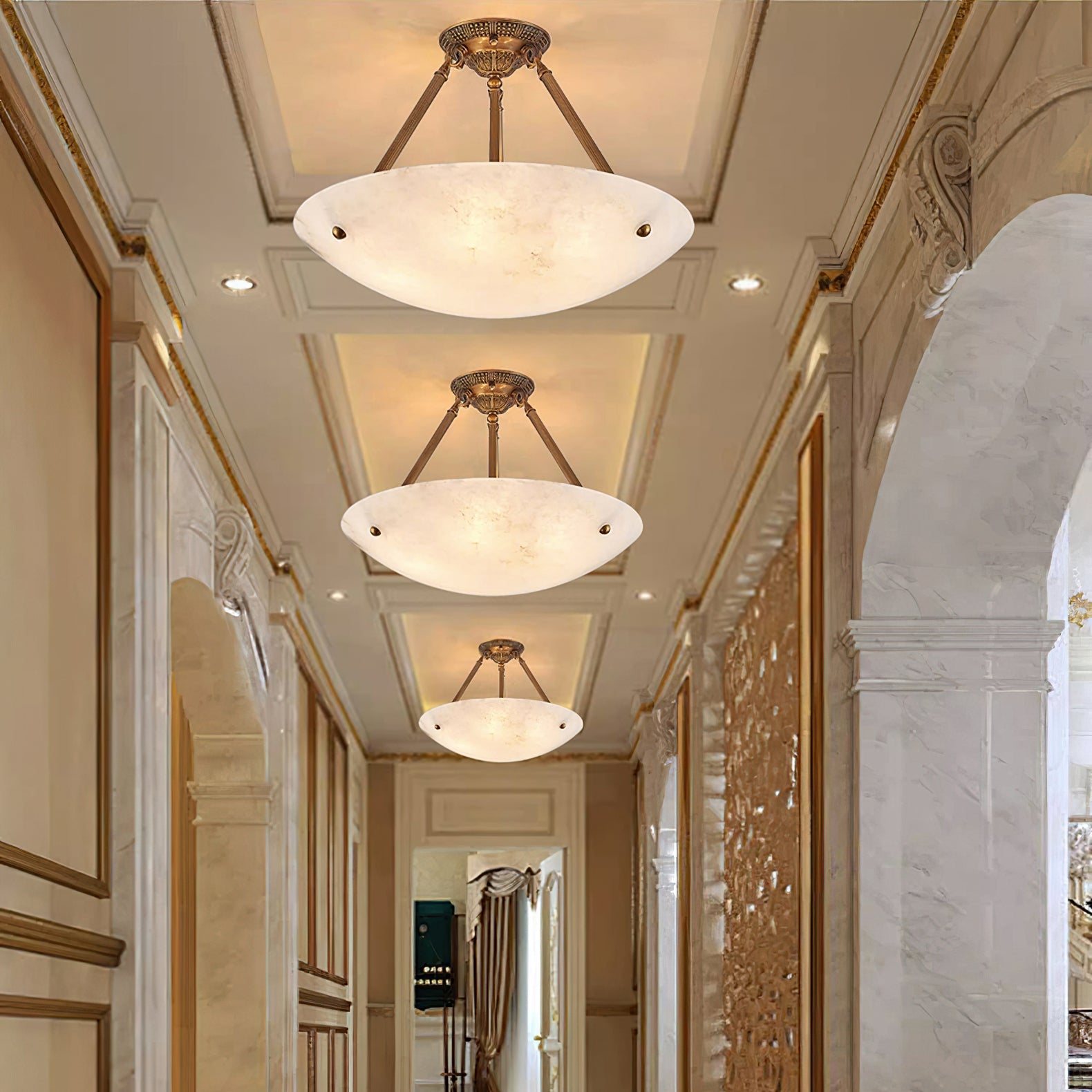 Okedan Bowl Ceiling Light