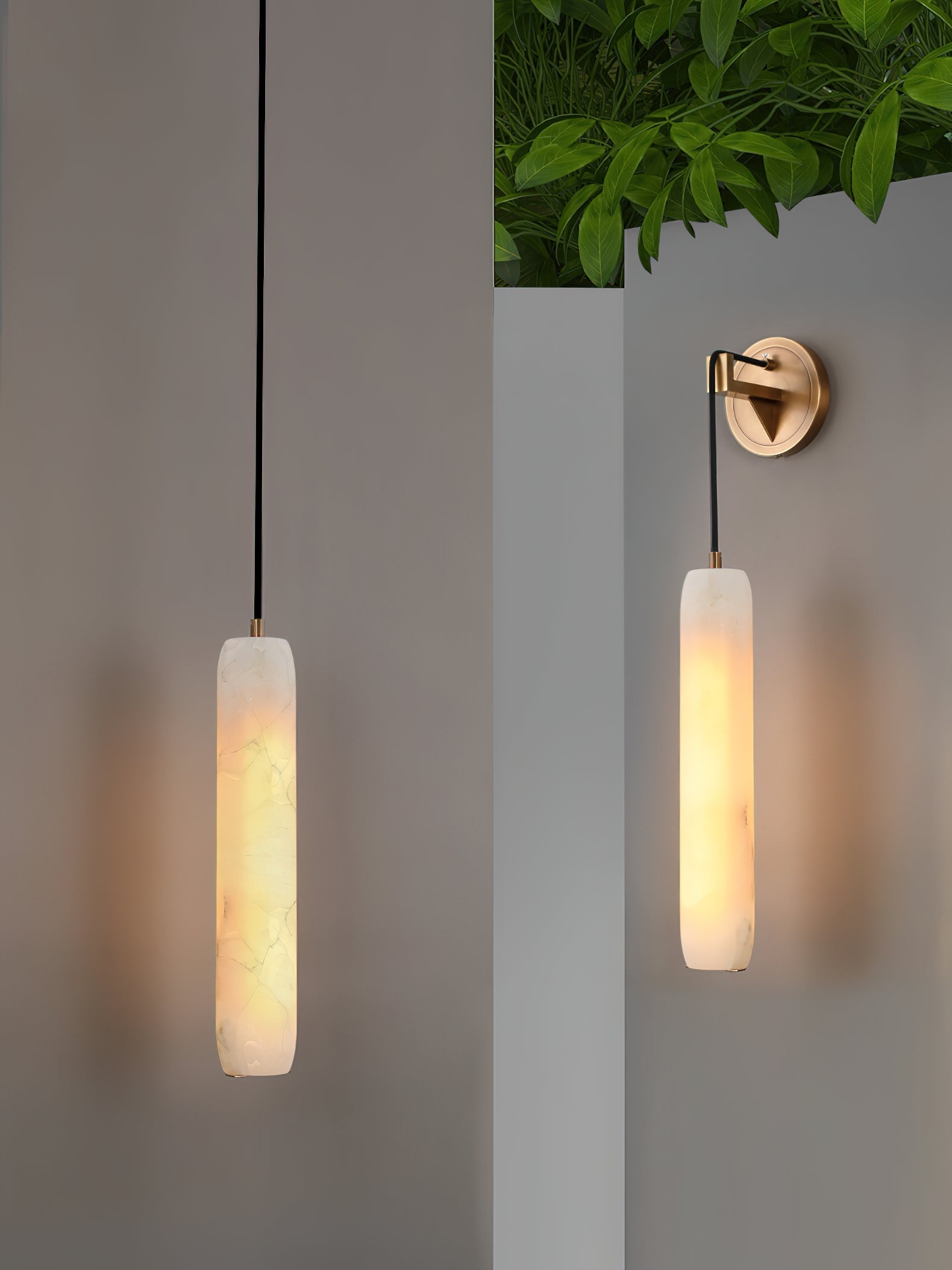 Cayum Alabaster Wall Light