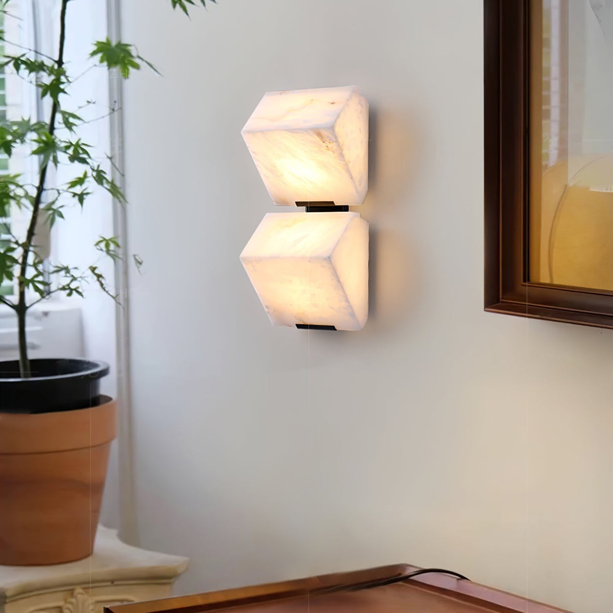 Alabaster Staircase Wall Lamp – detail 8