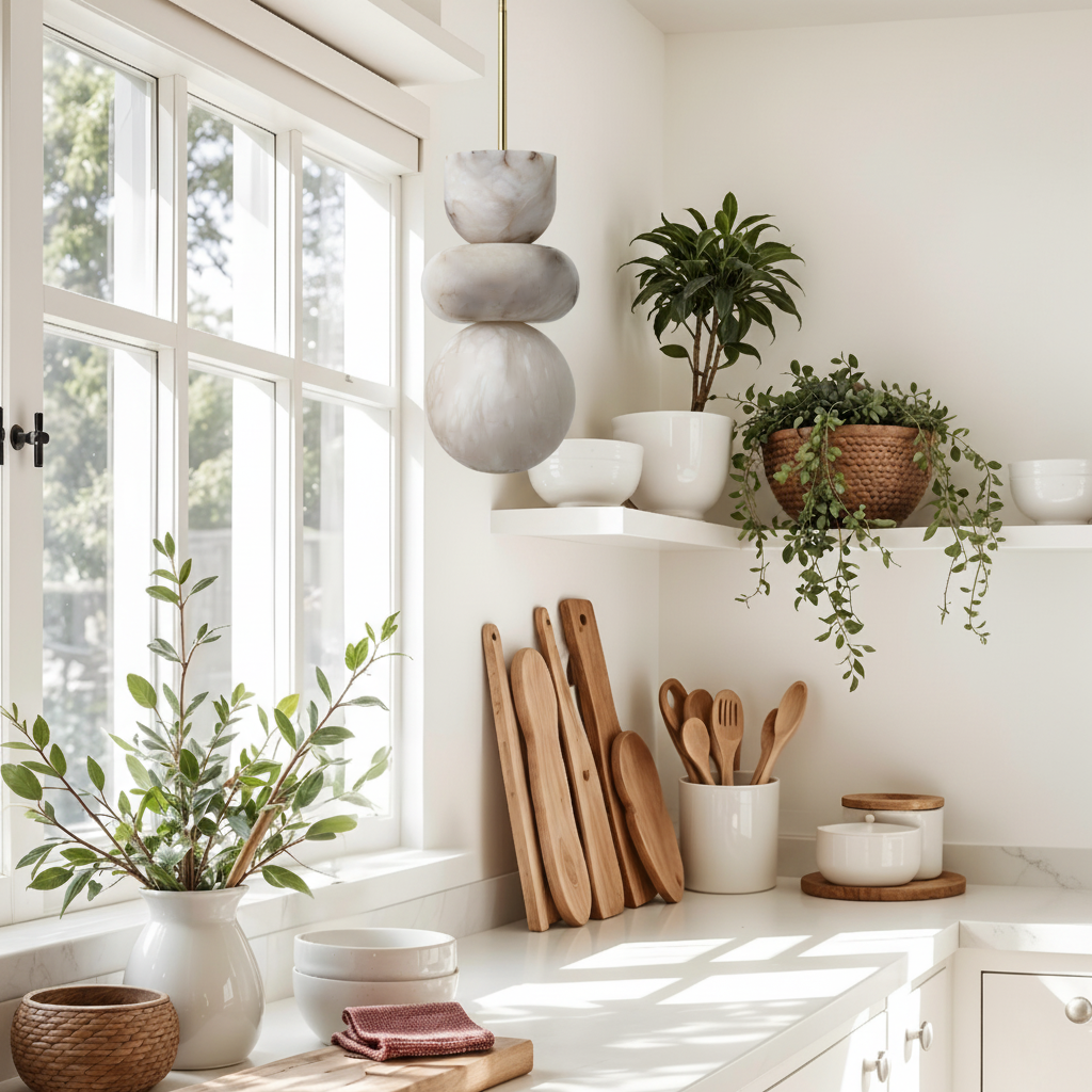 Reefis Alabaster Pendant Light