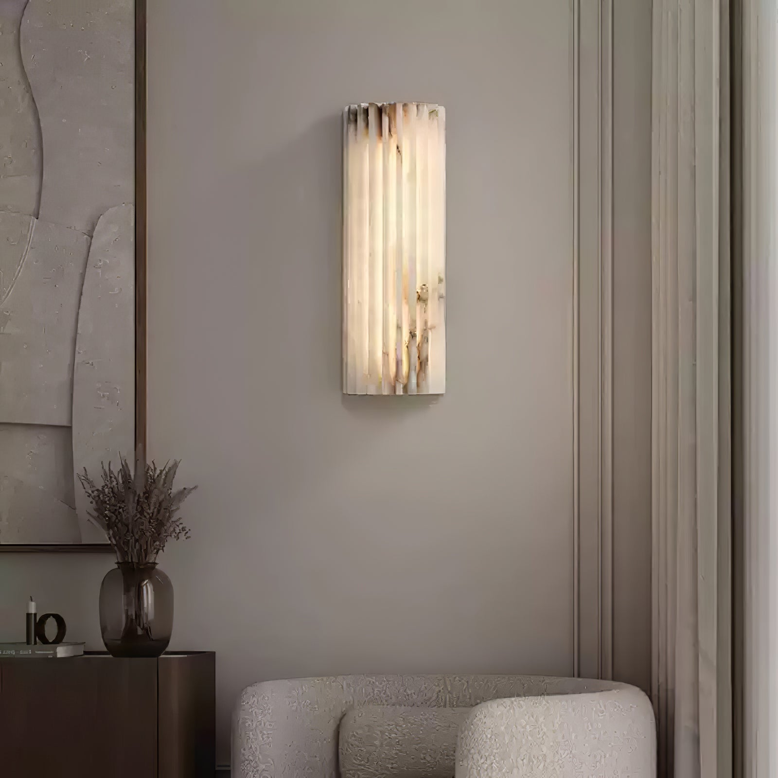 Solas Alabaster Wall Light