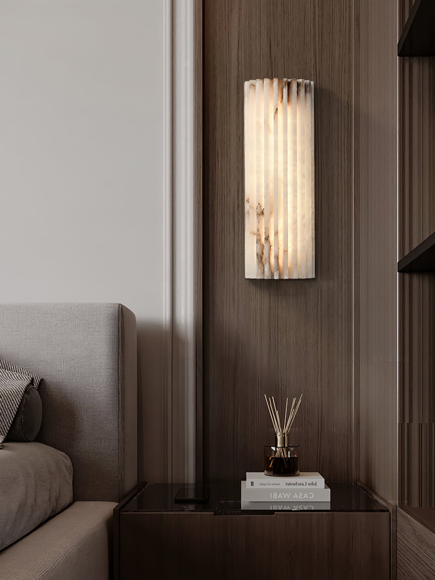 Solas Alabaster Wall Light