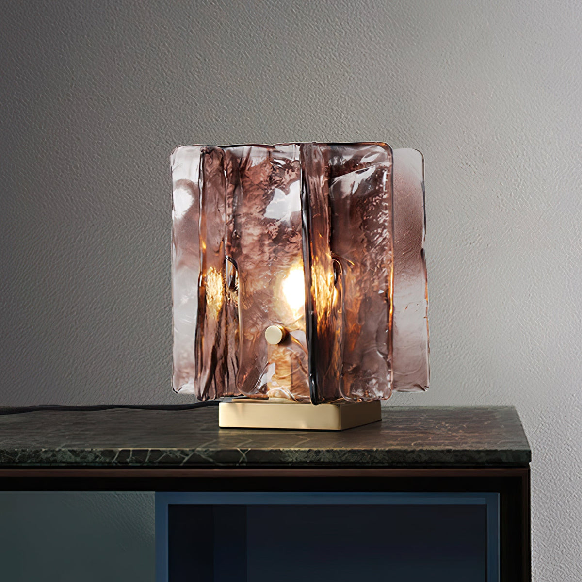 Amber Building Block Table Lamp - Vakkerlight