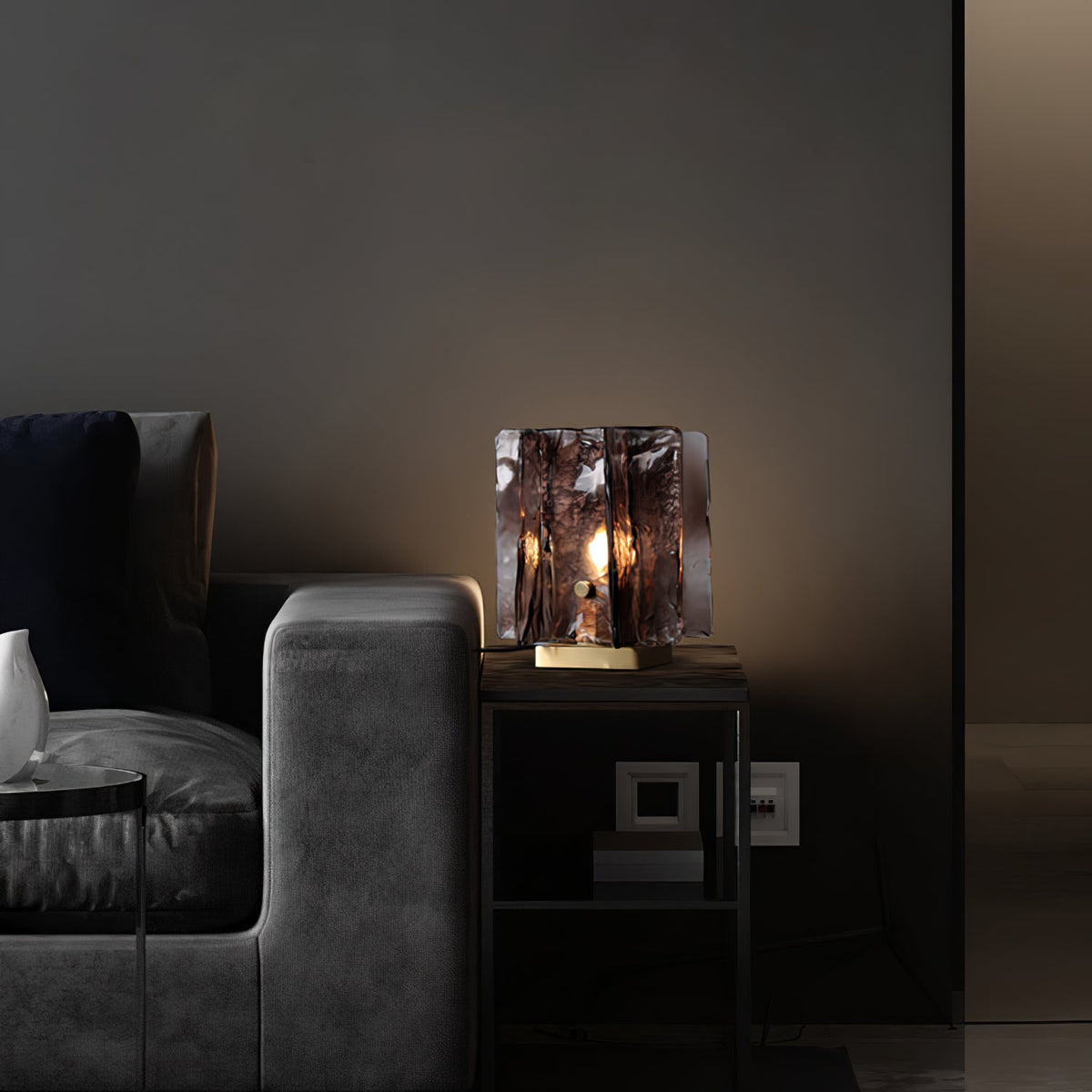 Amber Building Block Table Lamp - Vakkerlight