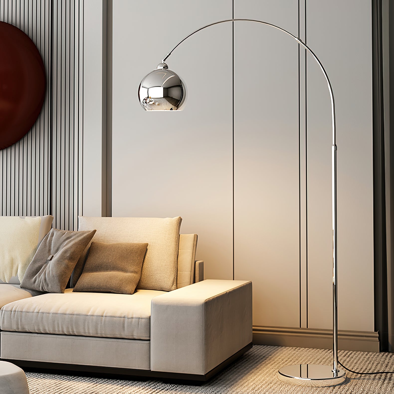 Paxvenay Modern Floor Lamp