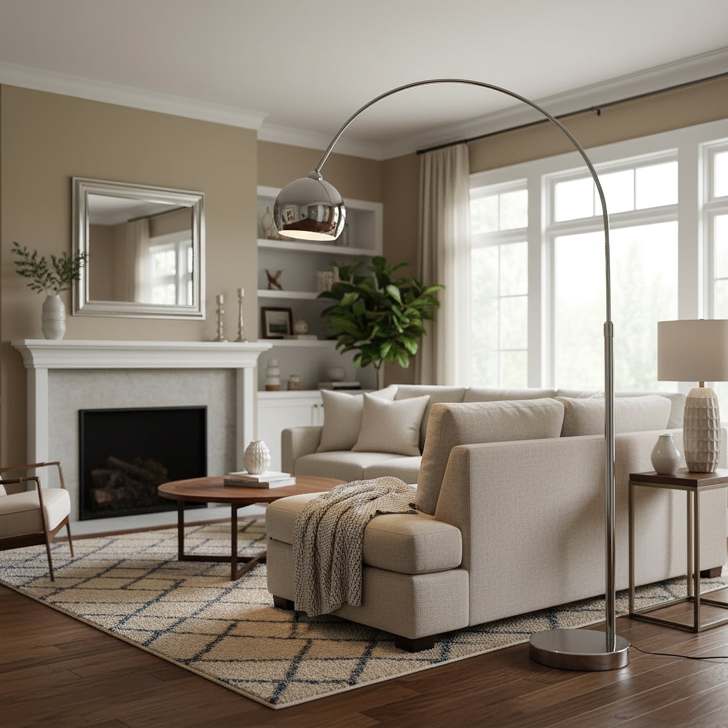 Paxvenay Modern Floor Lamp