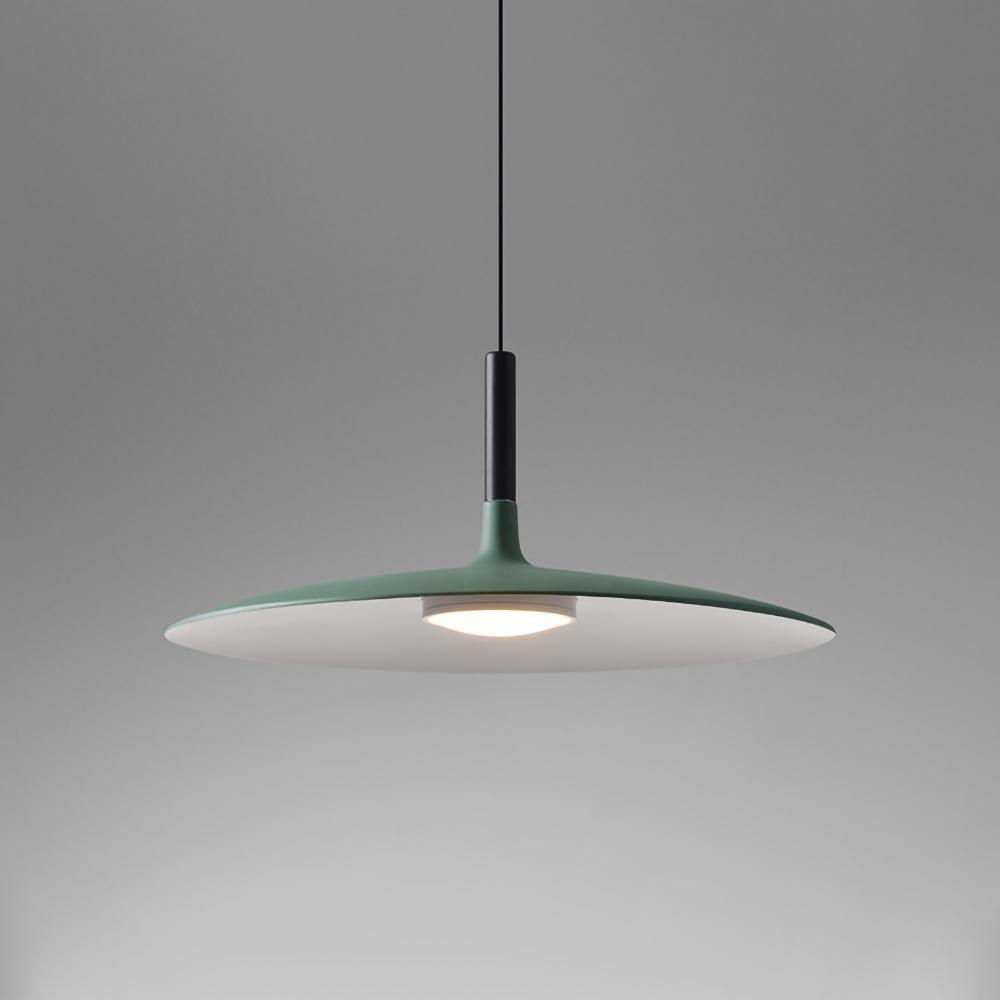 Larkin White Saucer Pendant Light – detail 35