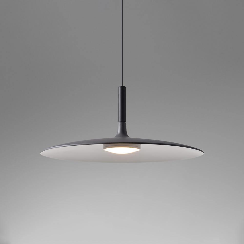Larkin White Saucer Pendant Light – detail 40
