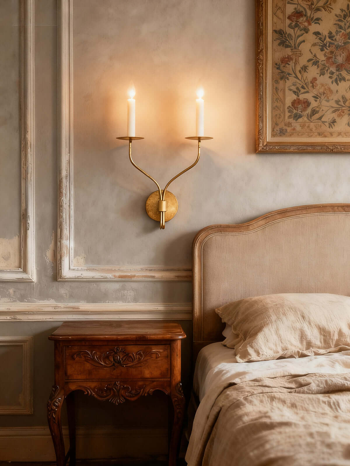Darlobay Candle Wall Light