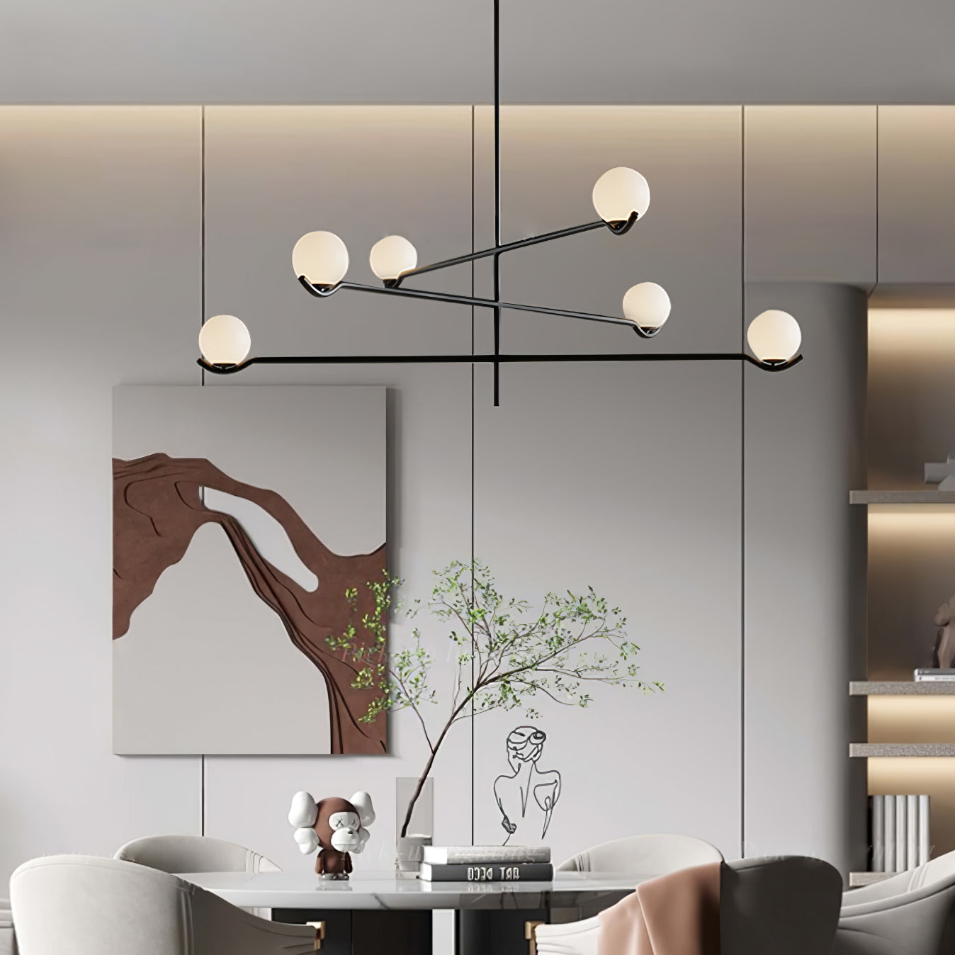 Orensonyn Globe Pendant Light