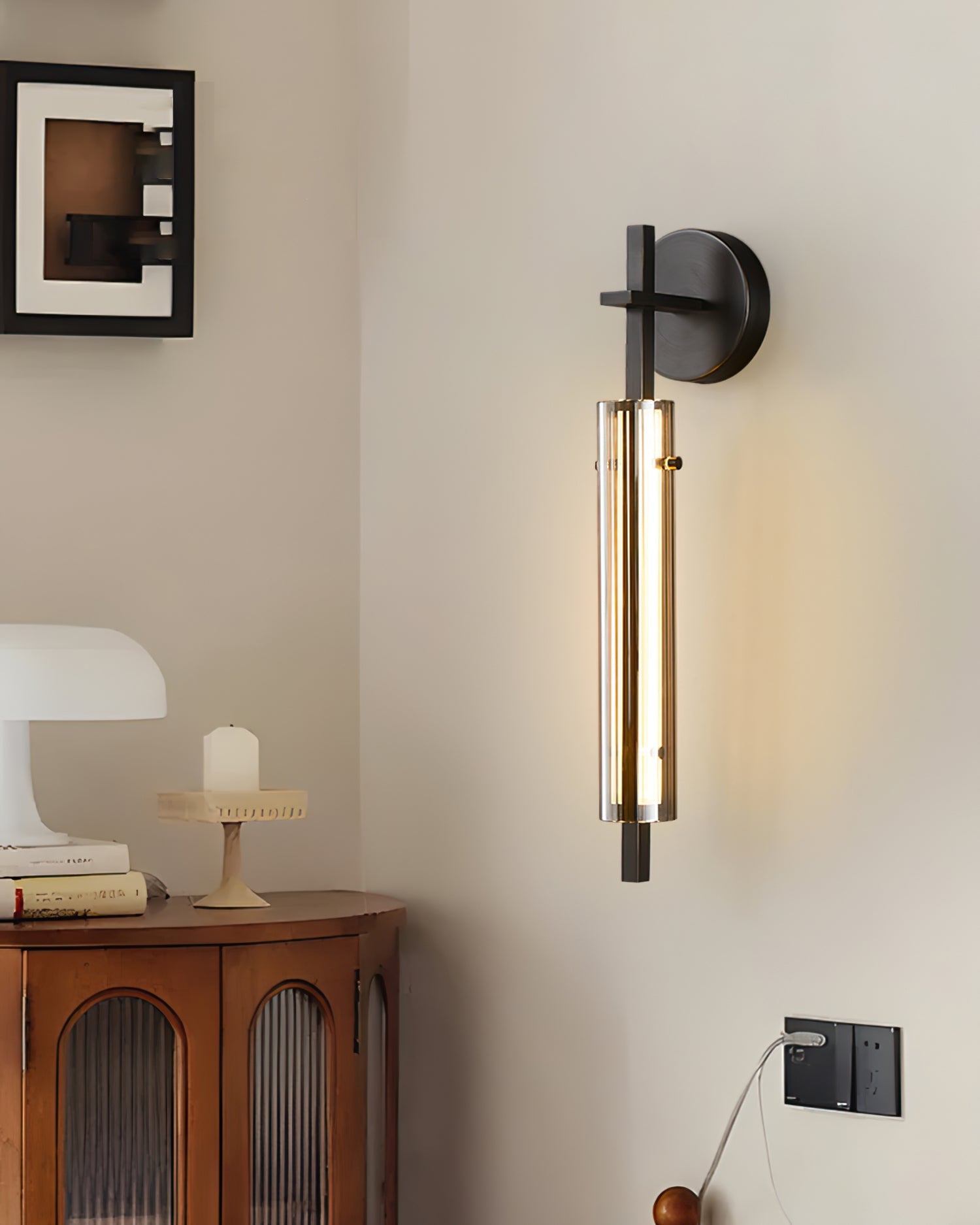 Zellen Ribbed Wall Light