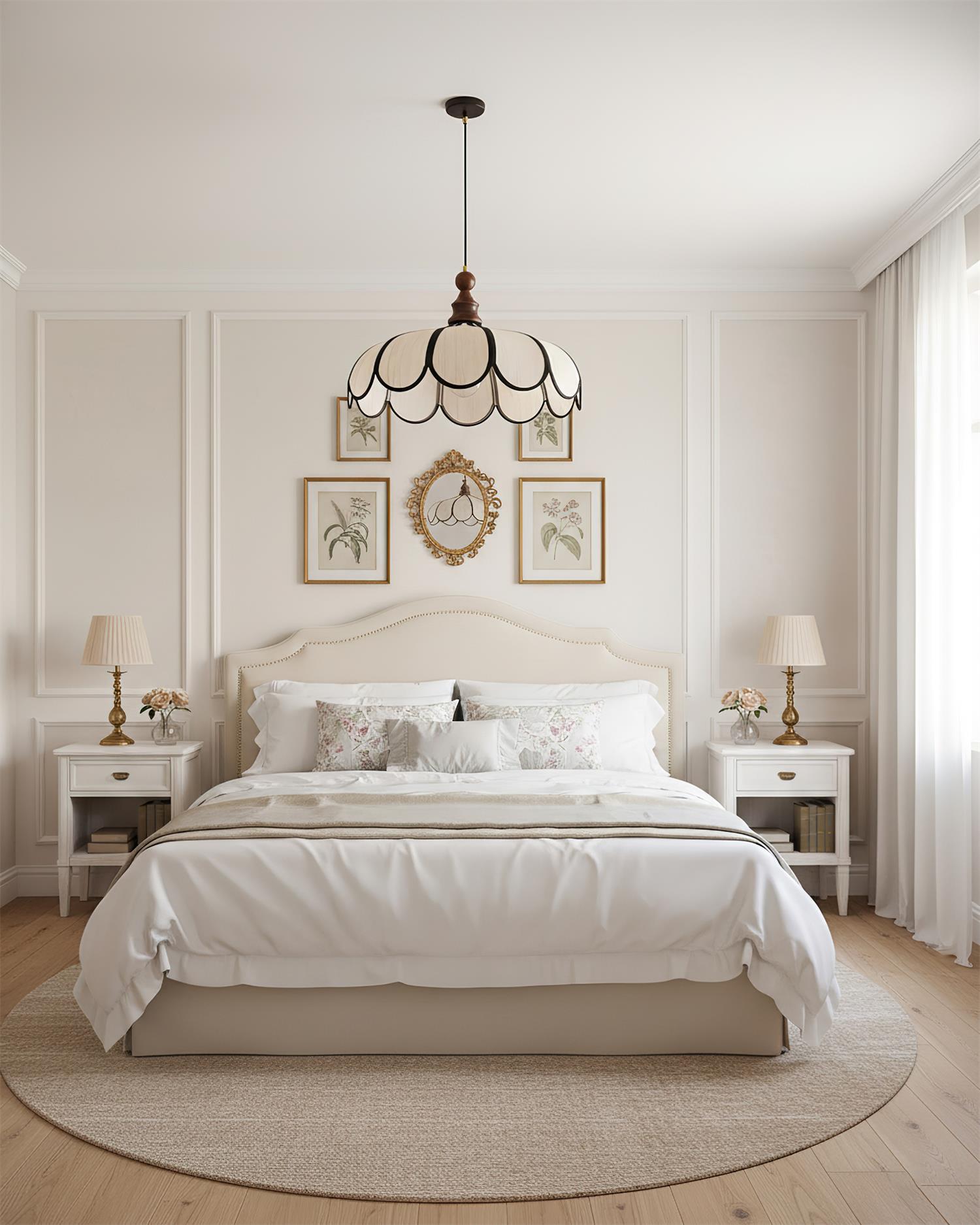 Oriay Scalloped Pendant Light