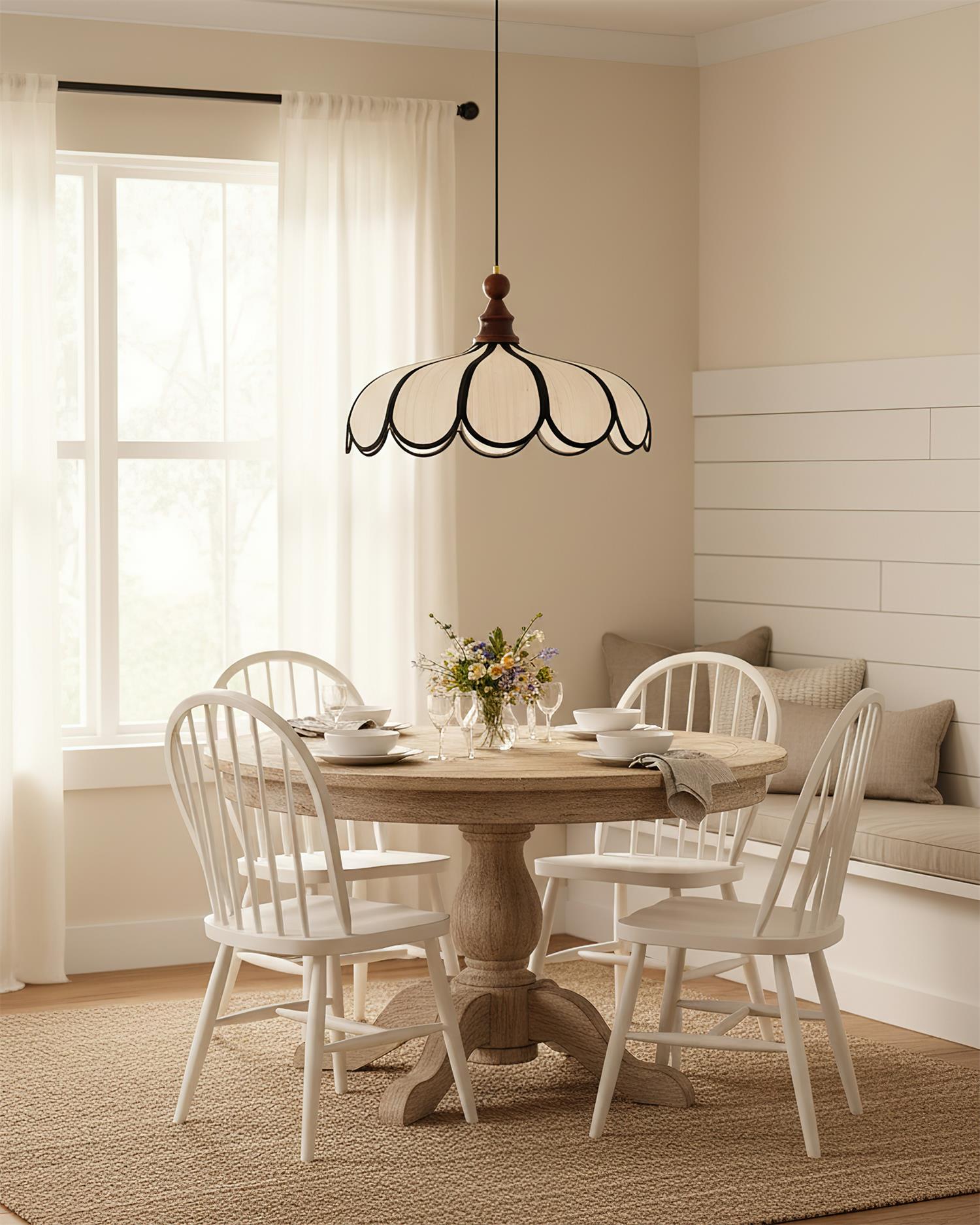 Oriay Scalloped Pendant Light