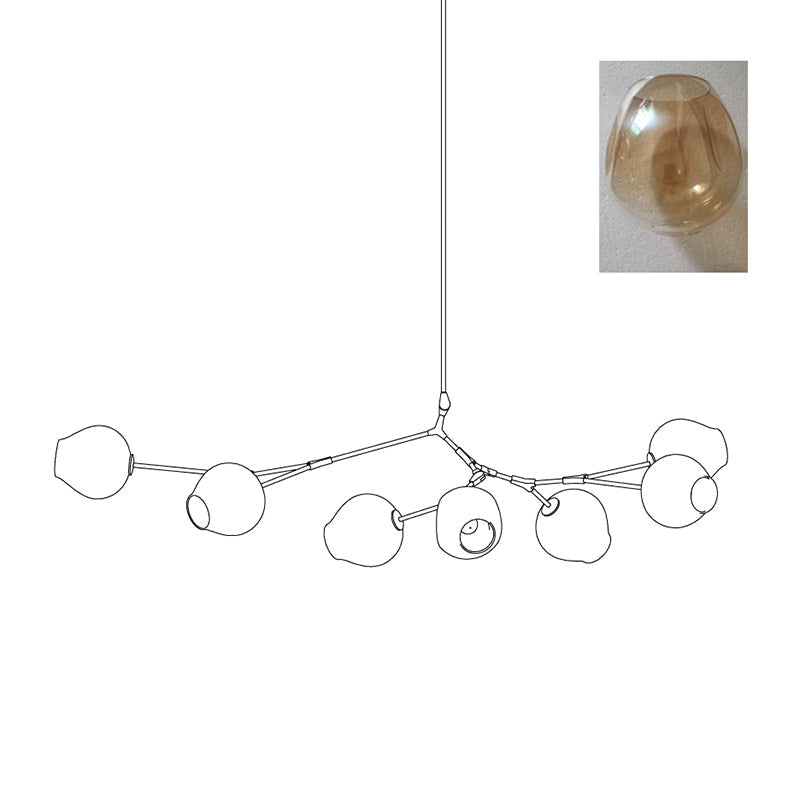 Perry Globe Horizontal Chandelier – detail 32