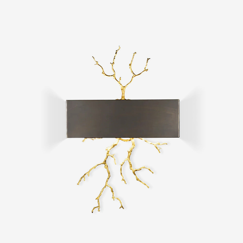 Brass Branch Wall Lamp