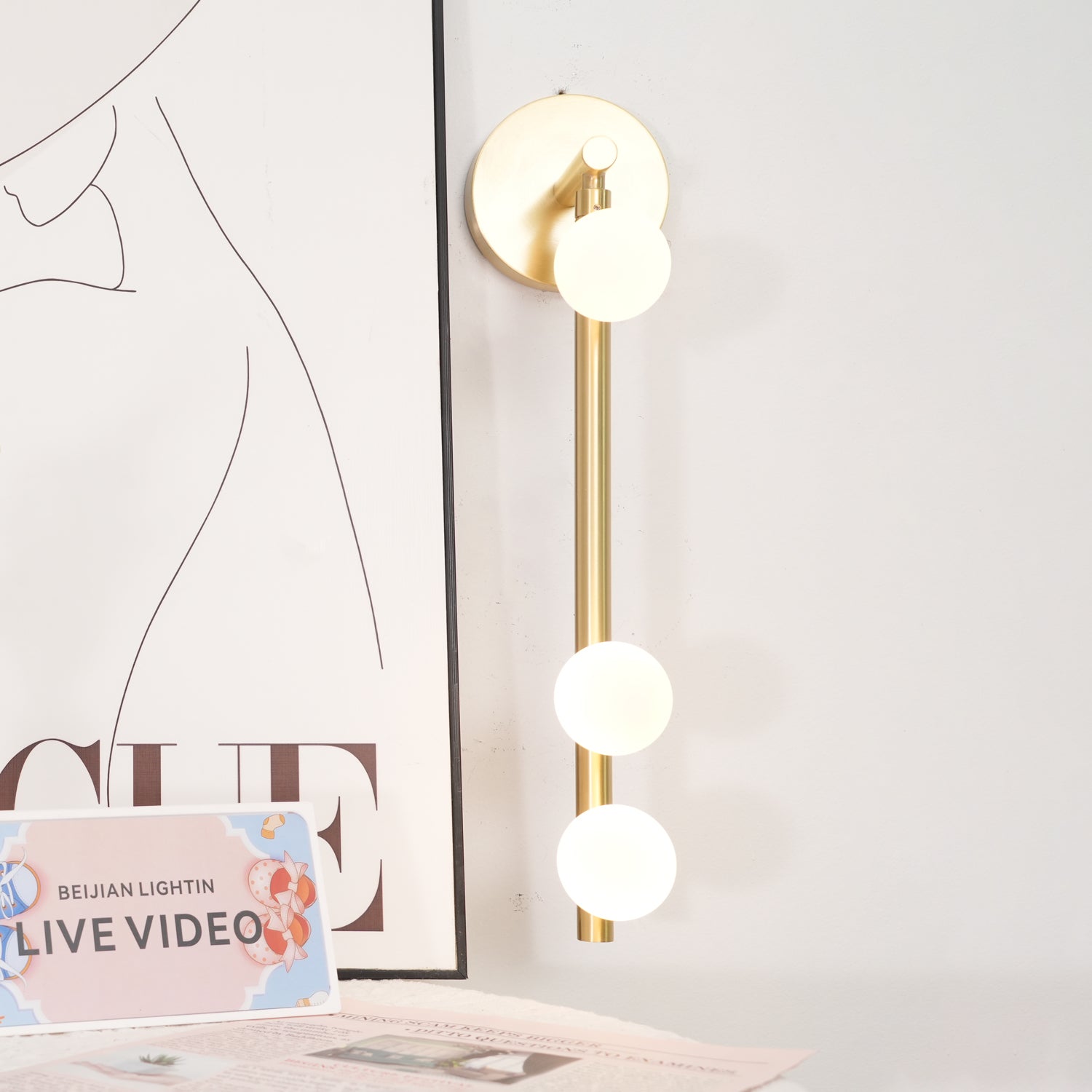 Koiafe Tube Wall Light
