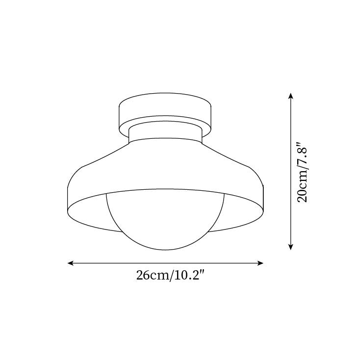 Milolenor Outdoor Ceiling Light