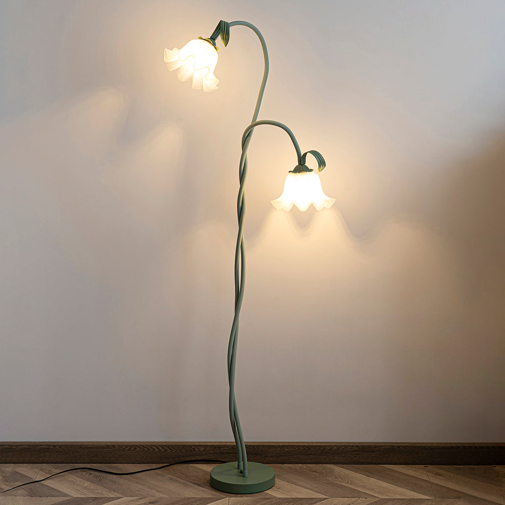 Talivay Floral Floor Lamp