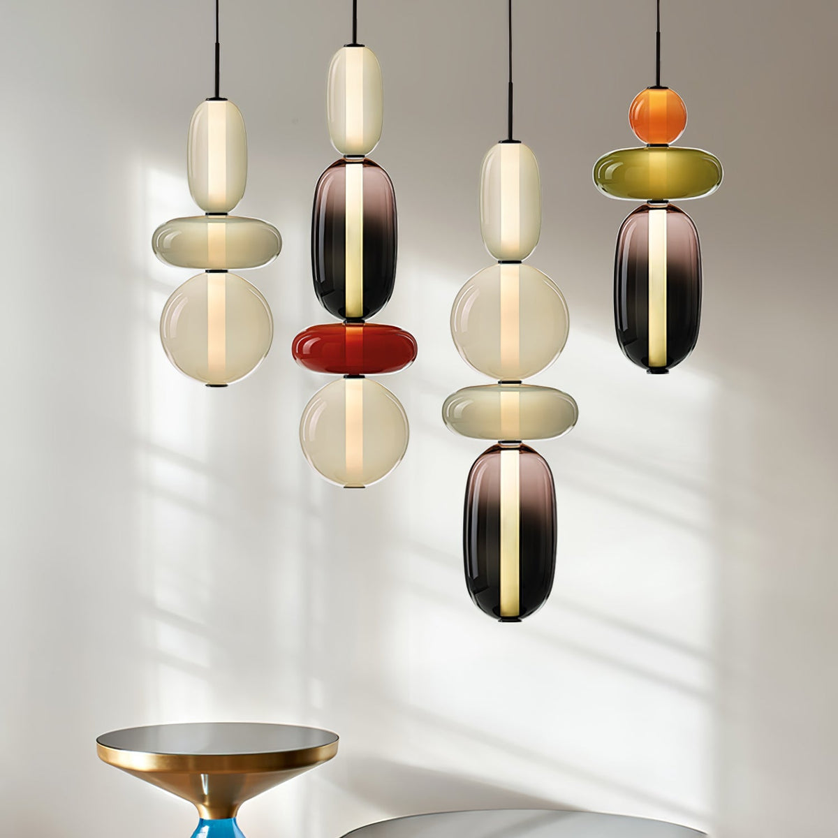 Candied Glass Combo Pendant Light – detail 2