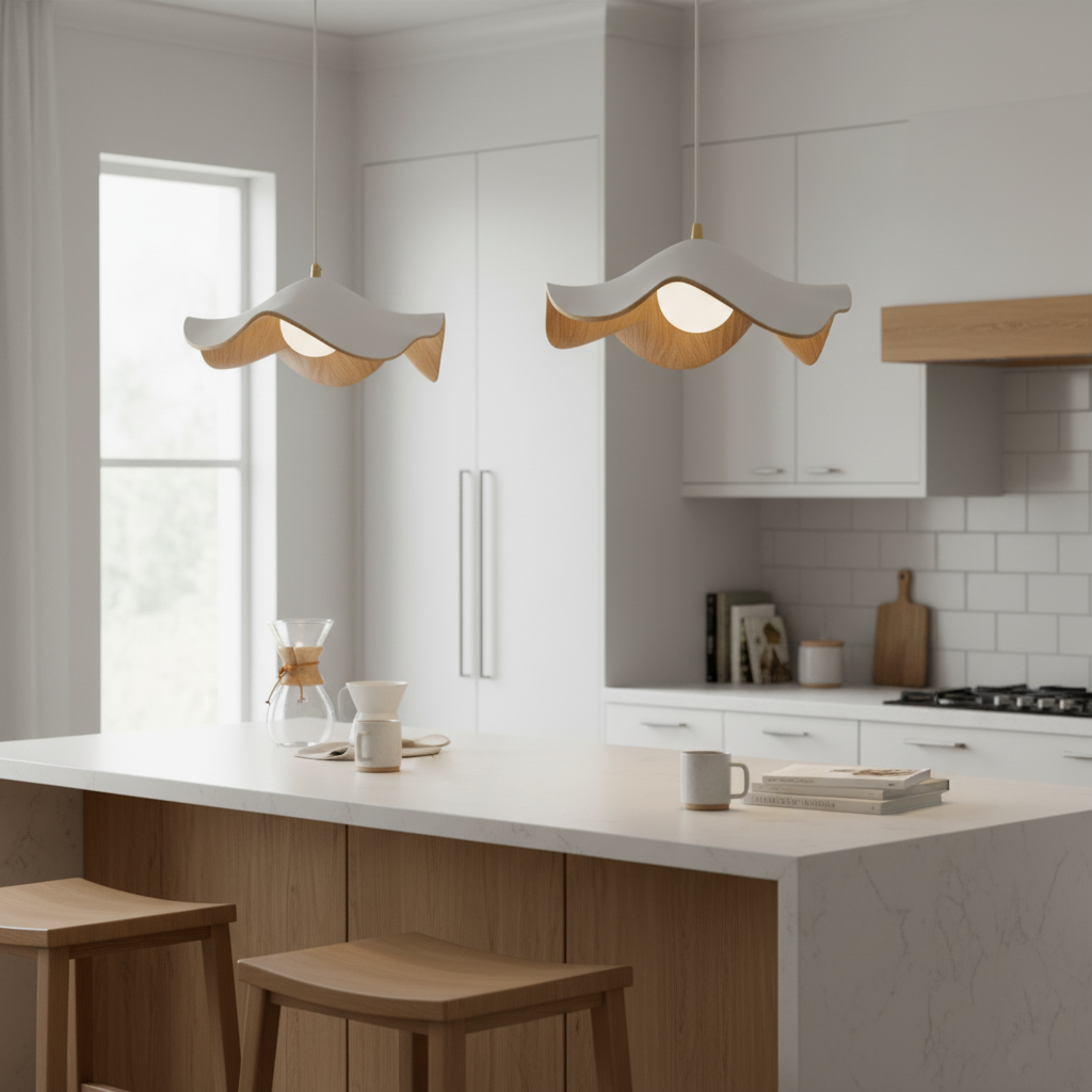 Zane Lotus Plug In Pendant Light