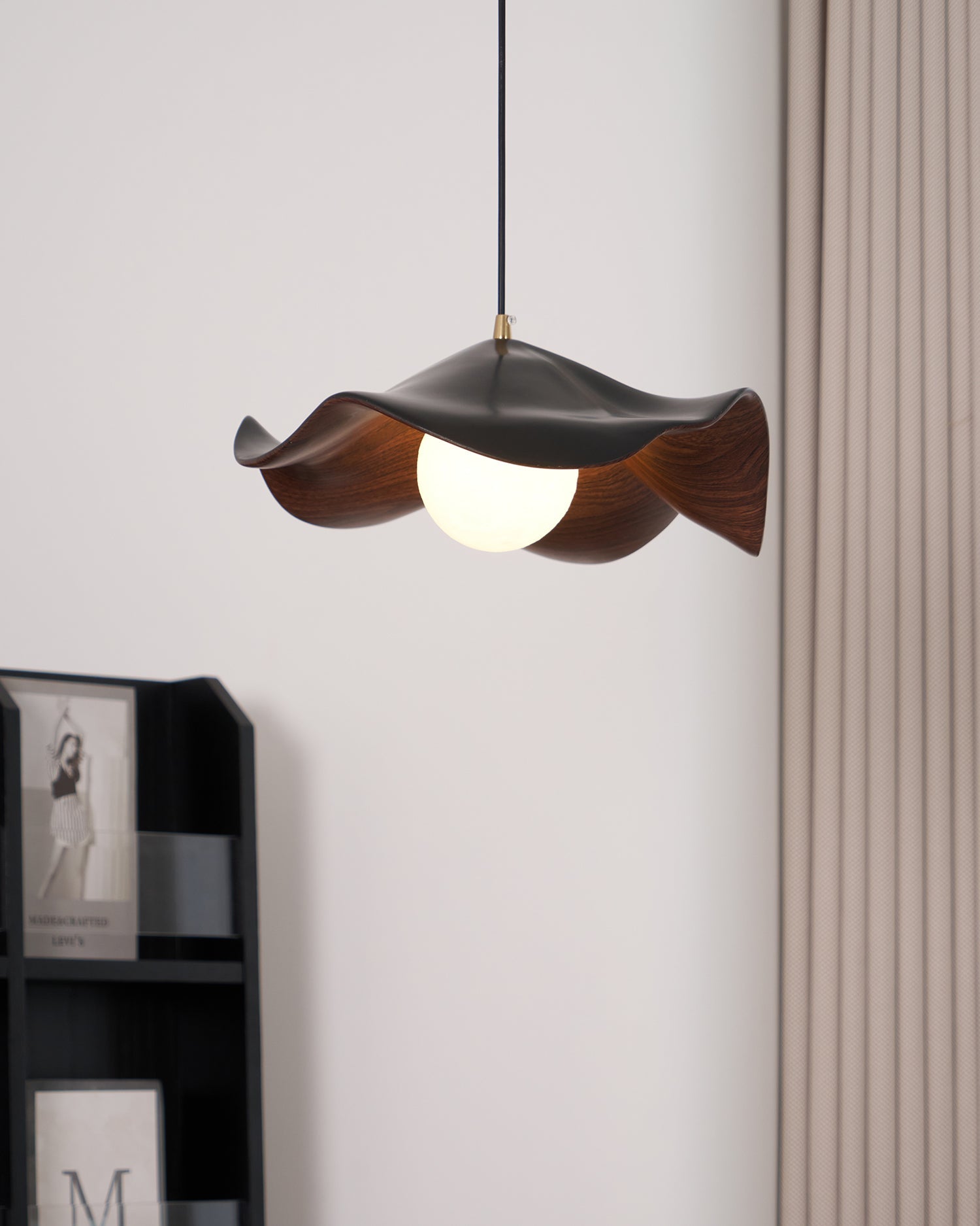 Zane Lotus Plug In Pendant Light