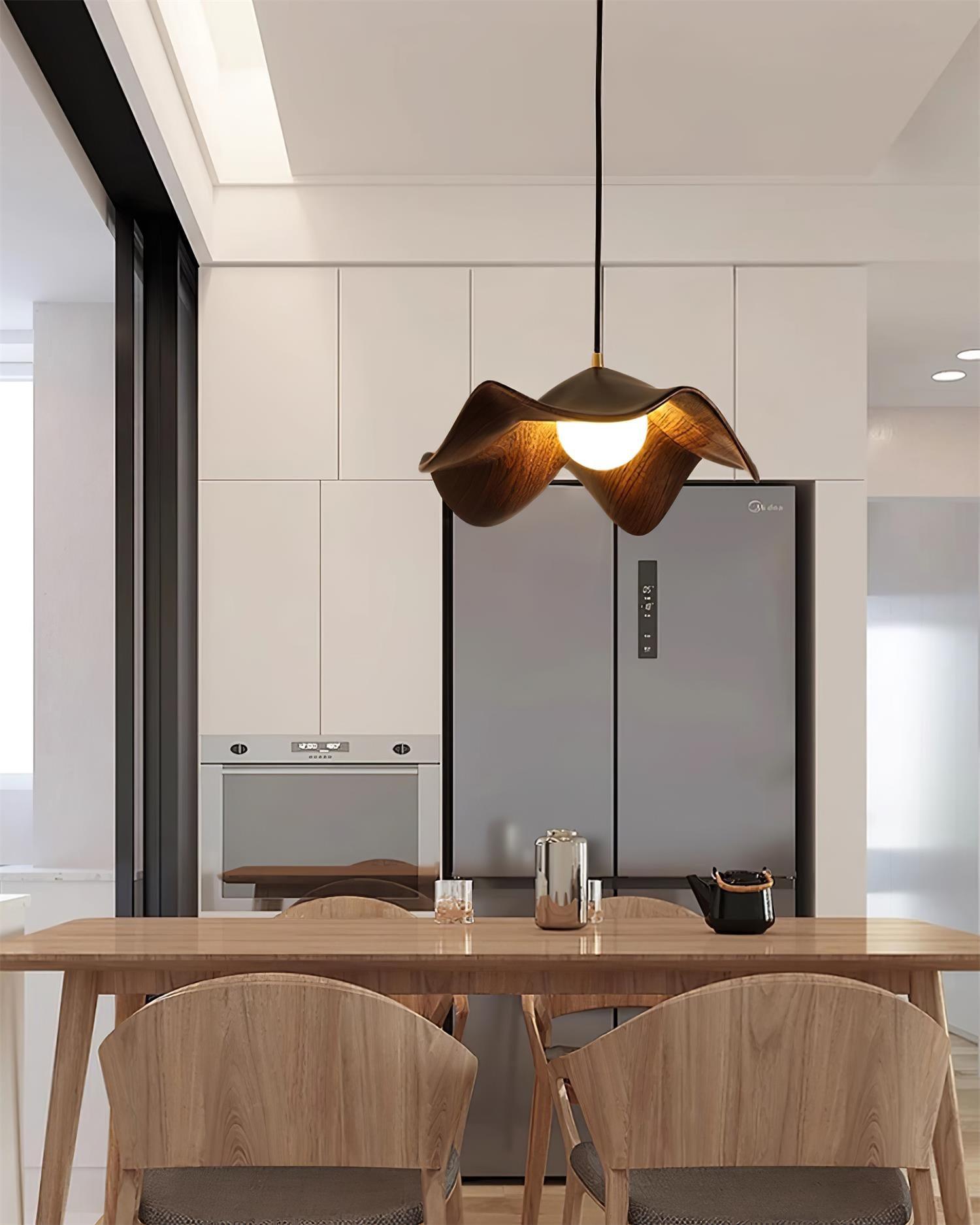 Zane Lotus Plug In Pendant Light