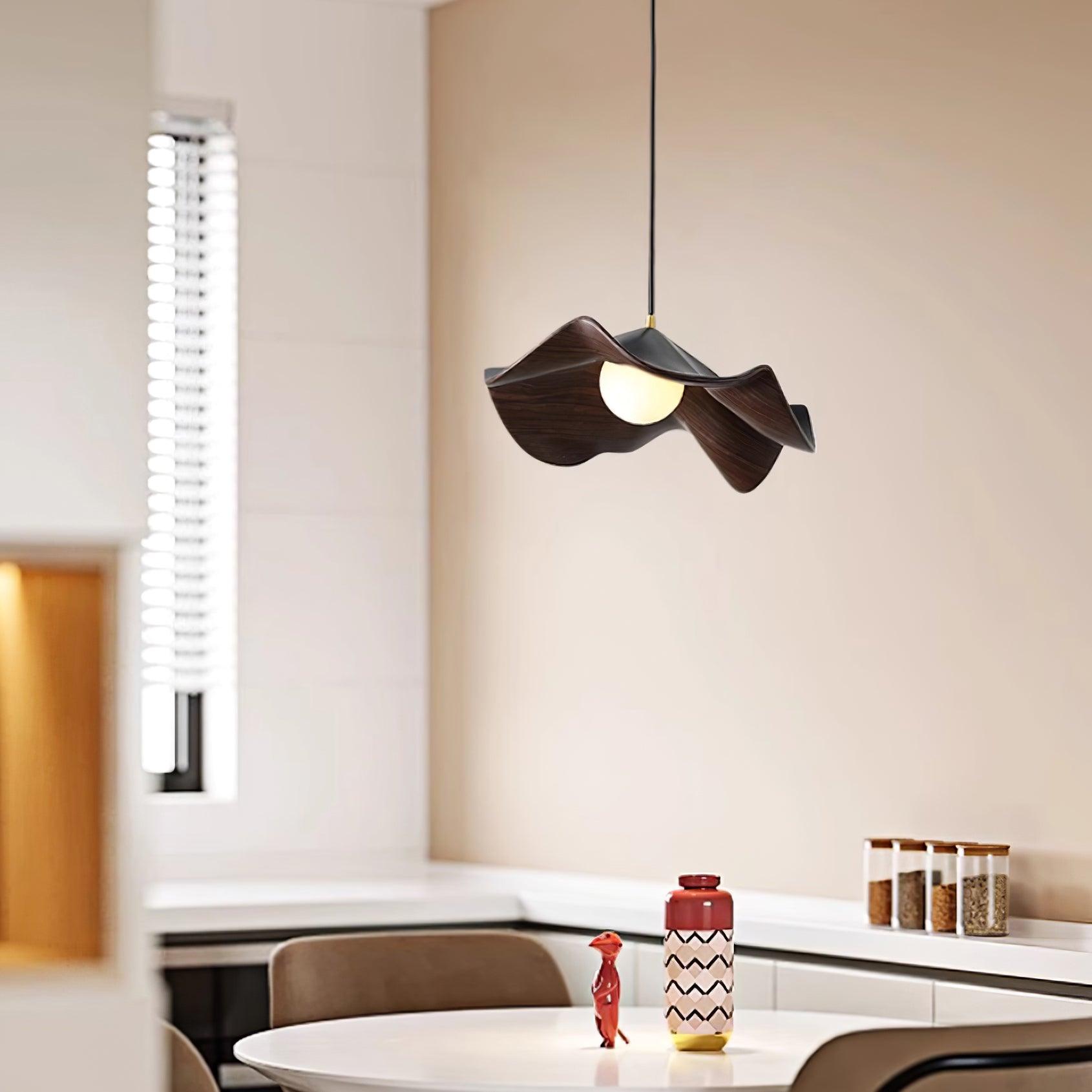 Zane Lotus Plug In Pendant Light