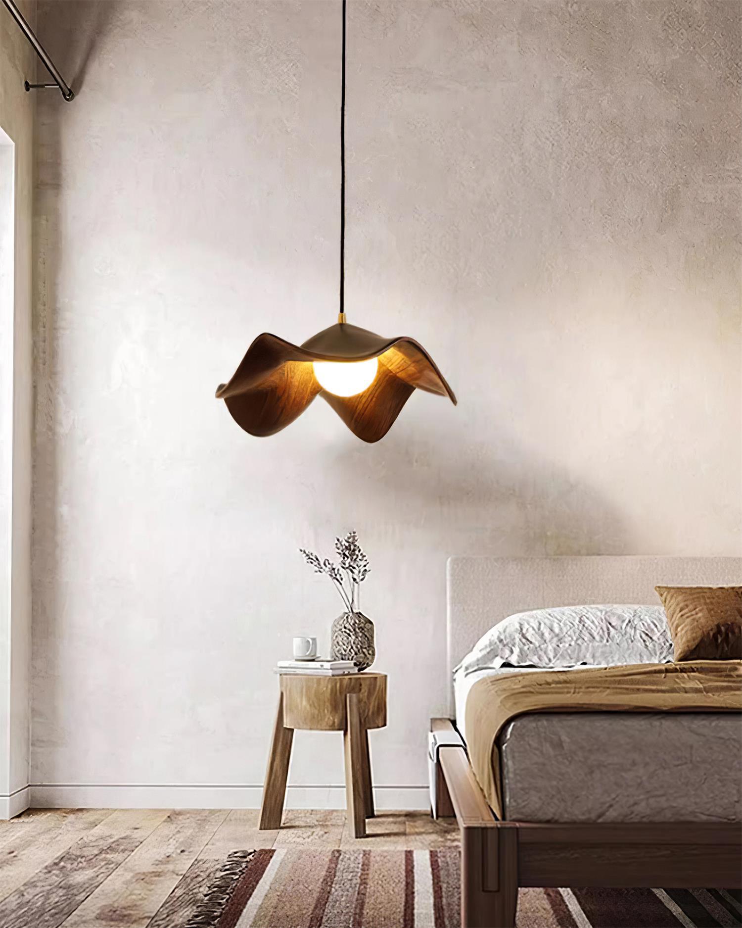 Zane Lotus Plug In Pendant Light