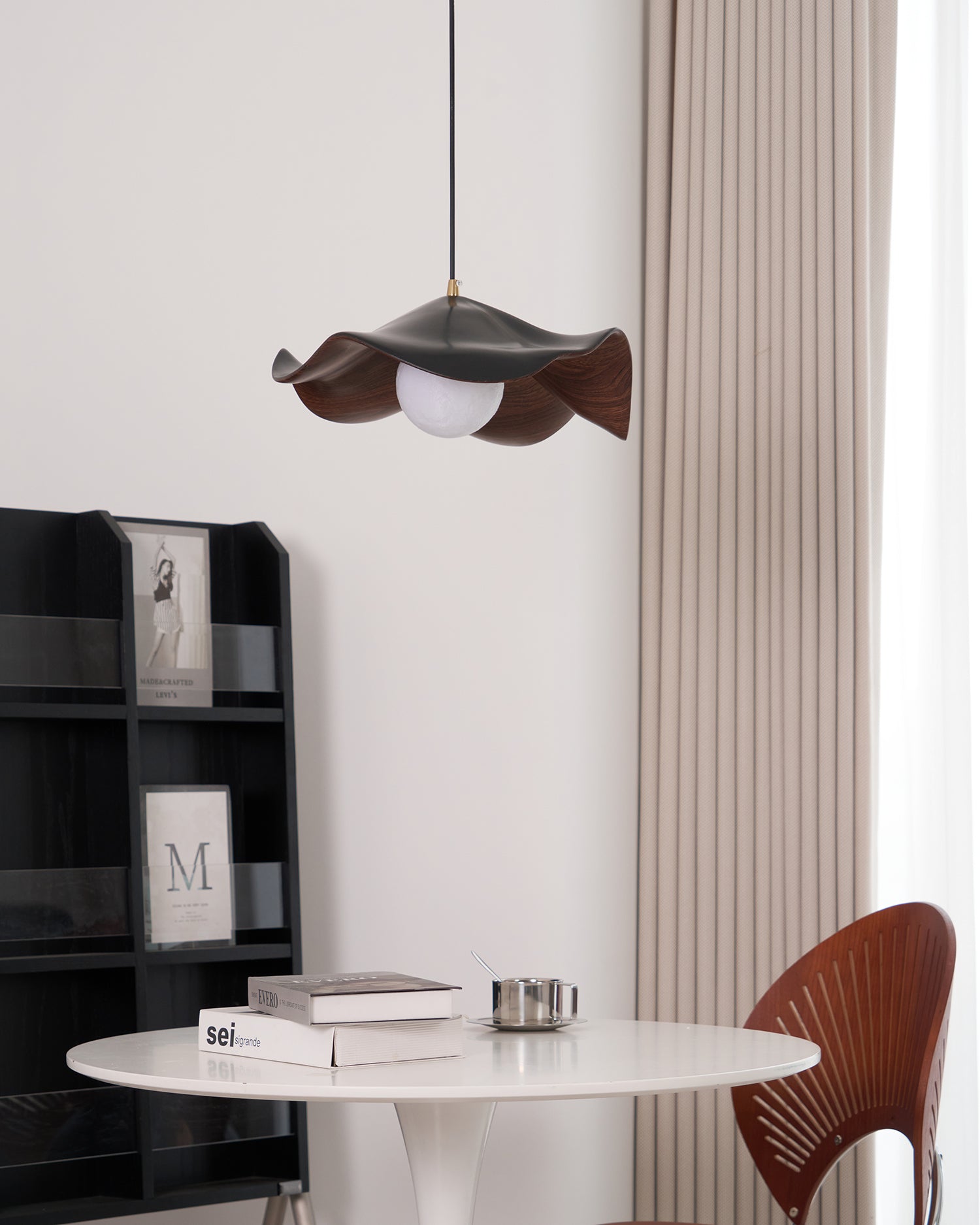 Zane Lotus Plug In Pendant Light