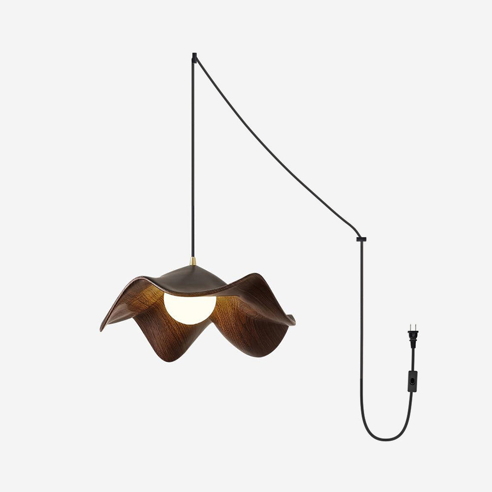 Zane Lotus Plug In Pendant Light